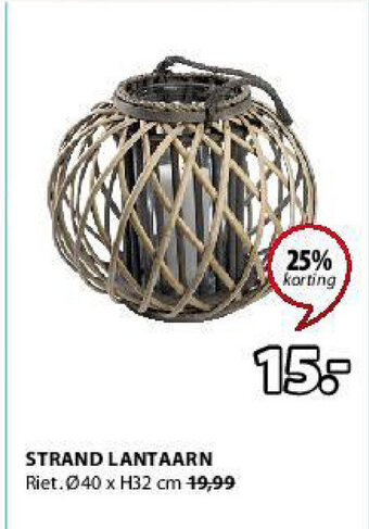 Jysk Strand Lantaarn aanbieding