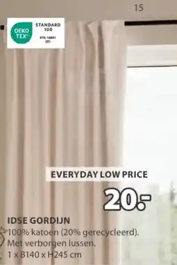 Jysk Idse gordijn aanbieding