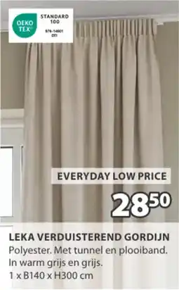 Jysk Leka verduisterend gordijn aanbieding