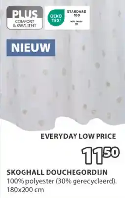 Jysk Skoghall douchegordijn aanbieding