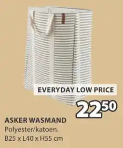 Jysk Asker wasmand aanbieding