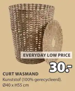 Jysk Curt wasmand aanbieding