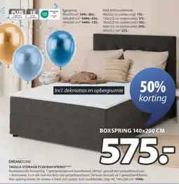 Jysk Dreamzone skolla storage pc40 boxspring aanbieding