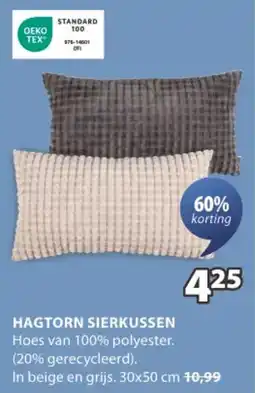 Jysk Hagtorn sierkussen aanbieding