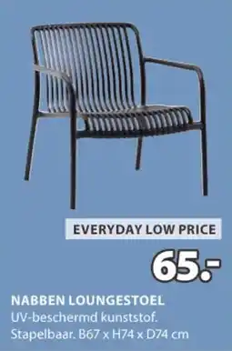 Jysk Nabben loungestoel aanbieding