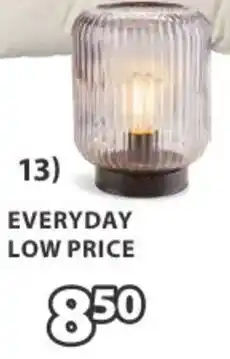 Jysk Simma lamp op batterijen aanbieding