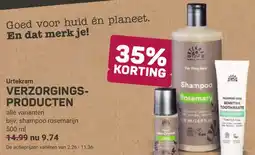 Ekoplaza Urtekram verzorgingsproducten aanbieding