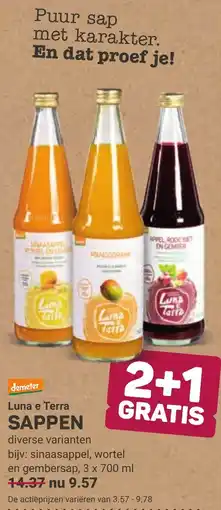 Ekoplaza Luna e terra sappen aanbieding