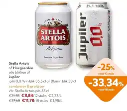 OKay Stella Artois of Hoegaarden aanbieding