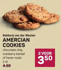 Ekoplaza Bakkerij van der westen amercian cookies aanbieding