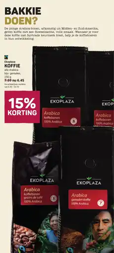 Ekoplaza Ekoplaza koffie aanbieding