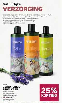 Ekoplaza Weleda verzorgingsproducten aanbieding