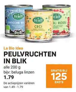 Ekoplaza La Bio Idea Peulvruchten in blik aanbieding