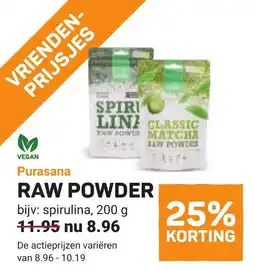 Ekoplaza Purasana Raw powder aanbieding
