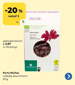 Bio Planet Porto Muiños gedroogd zeewier aanbieding