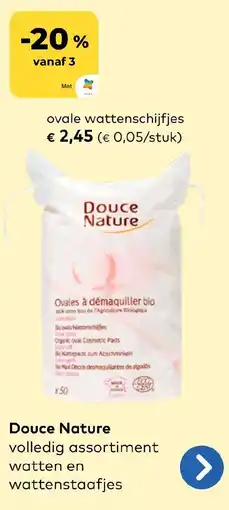 Bio Planet Douce Nature ovale wattenschijfjes aanbieding