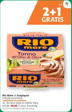 Comarkt Rio Mare of Saupiquet aanbieding