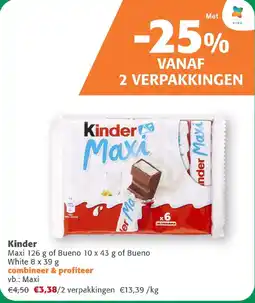 Comarkt Kinder aanbieding