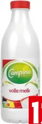 Colruyt Campina Volle melk aanbieding