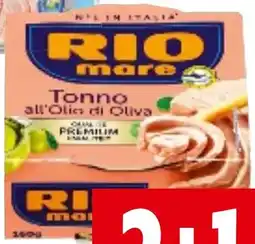 Colruyt Rio Mare tonijn in olijfolie aanbieding