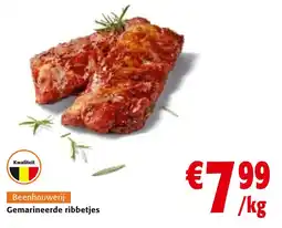 Colruyt Gemarineerde ribbetjes aanbieding