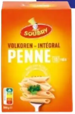 Colruyt Soubry Volkoren penne aanbieding