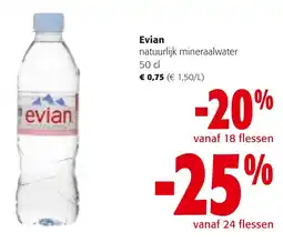 Colruyt Evian aanbieding