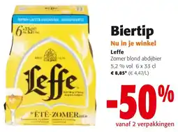 Colruyt Biertip Leffe aanbieding