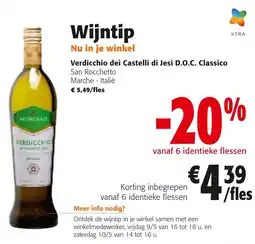 Colruyt Verdicchio dei Castelli di Jesi D.O.C. Classico aanbieding