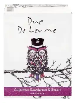 Colruyt Duc de Lerme Cabernet Sauvignon-Syrah 2024 I.G.P. Pays d'Oc partybox aanbieding