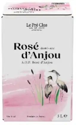 Colruyt Rosé d'Anjou A.O.P. Le Pré Clos 2024 demi-sec partybox aanbieding
