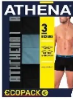 Colruyt Athena Boxer Heren Zwart / Grijs L aanbieding