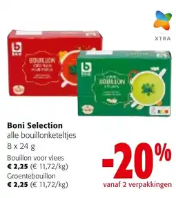 Colruyt Boni selection alle bouillonketeltjes aanbieding