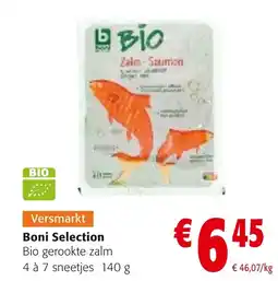 Colruyt Boni selection bio gerookte zalm aanbieding