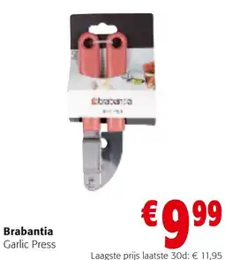Colruyt Brabantia garlic press aanbieding