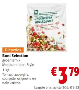Colruyt Boni selection groentemix mediterranean style aanbieding