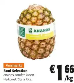 Colruyt Boni selection ananas zonder kroon aanbieding