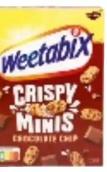 Colruyt Weetabix crispy minis chocolate chip aanbieding