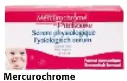 Colruyt Mercurochrome Fysiologisch serum hygiëne aanbieding