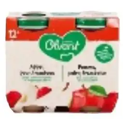 Colruyt Olvarit appel, peer, framboos 12+ maanden aanbieding