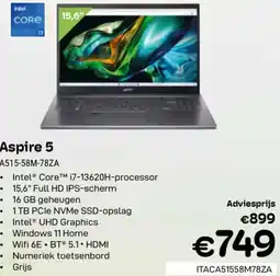 CompuDeals Acer Aspire 5 A515-58M-78ZA aanbieding