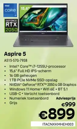 CompuDeals Acer Aspire 5 A151-57G-79S8 aanbieding