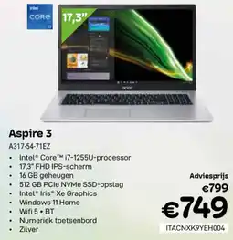 CompuDeals Acer Aspire 3 A317-54-71EZ aanbieding