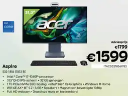 CompuDeals Acer Aspire S-32-1856 17832 BE aanbieding