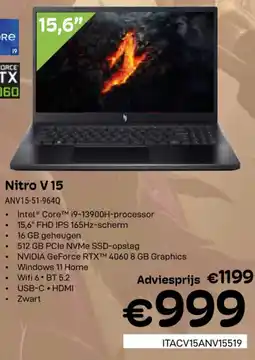 CompuDeals Acer Nitro V 15 ANV15-51-964Q aanbieding
