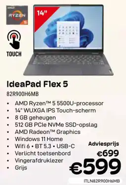 CompuDeals Lenovo IdeaPad Flex 5 82R900H6MB aanbieding
