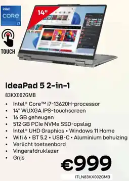 CompuDeals Lenovo IdeaPad 5 2-in-1 83KX002GMB aanbieding
