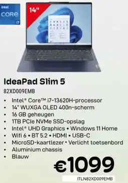 CompuDeals Lenovo IdeaPad Slim 5 82XD009EMB aanbieding