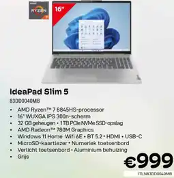 CompuDeals Lenovo IdeaPad Slim 5 83DD0040MB aanbieding
