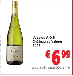 Colruyt Vouvray A.O.P. Château de Valmer 2023 aanbieding